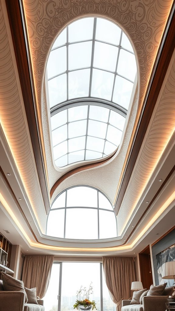 natural light skylight ceilings