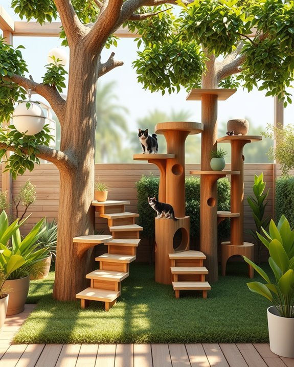 natural playground for cats