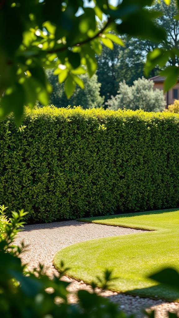 natural privacy with maintenance