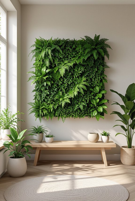 natural sound absorbing green walls