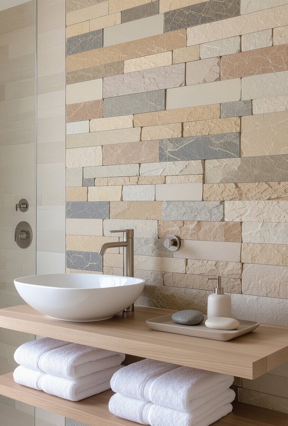 natural spa like stone veneer