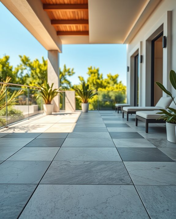 natural stone balcony elegance
