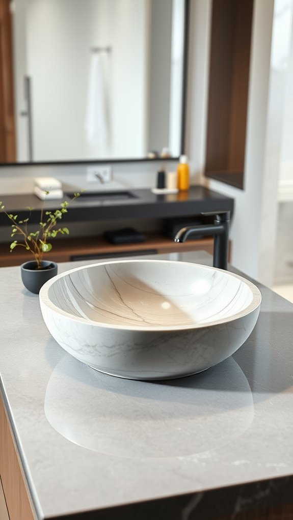 natural stone basin designs