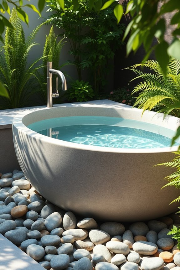 natural stone bath experience
