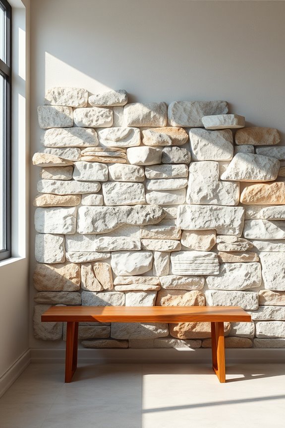 natural stone interior accents