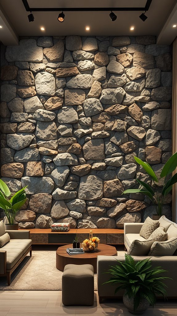 natural stone wall design