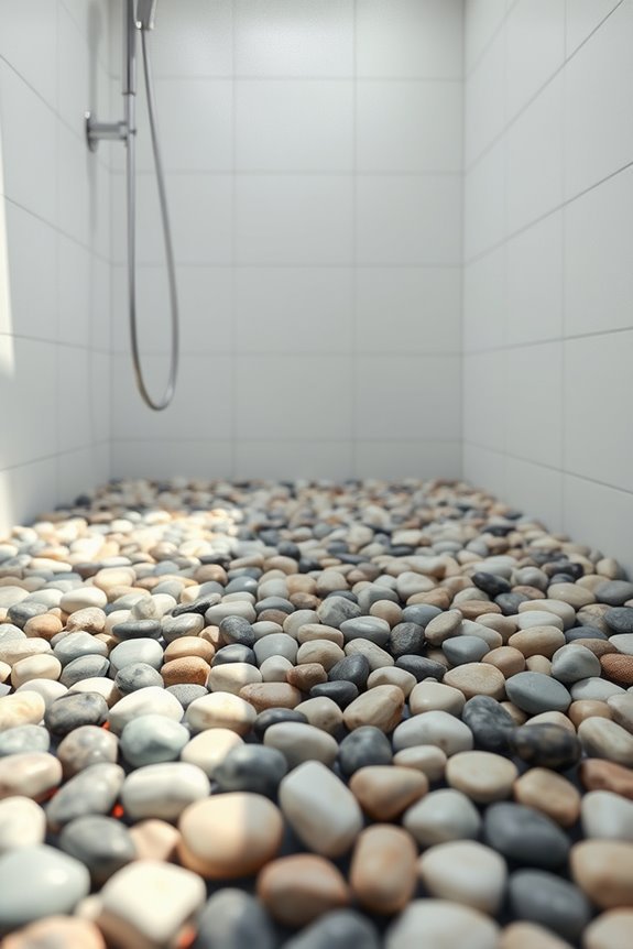 natural textured pebble tiles