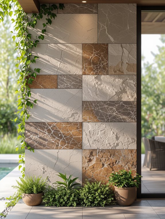 natural textured stone cladding
