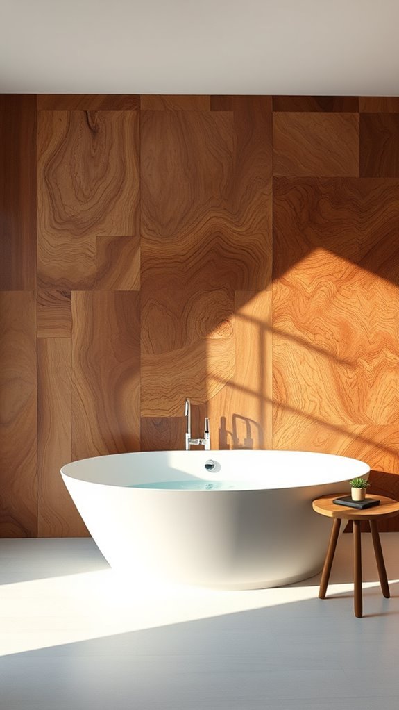natural wood accent design