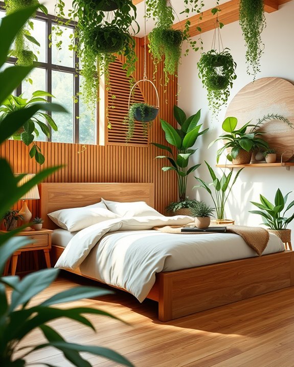 natural wood accents enhance