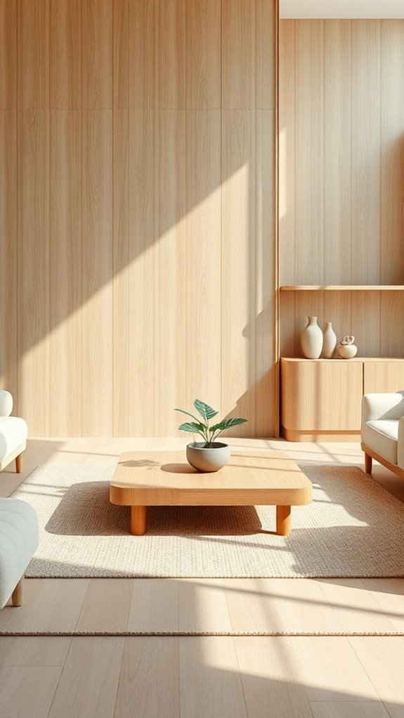 natural wood decor accents