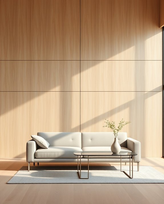 natural wood serene atmosphere