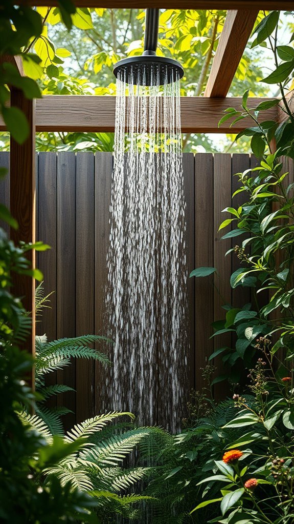 nature infused shower sanctuary