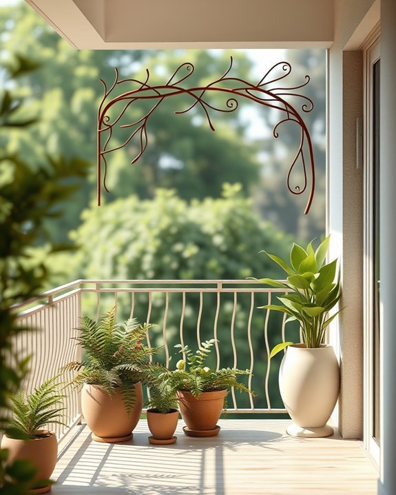 nature inspired balcony grills