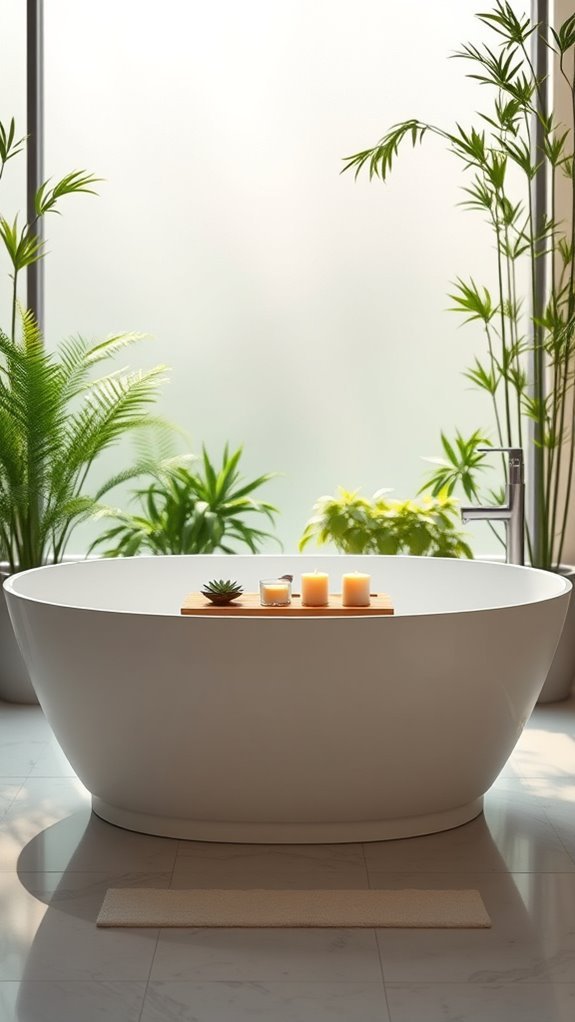 nature inspired bathroom retreat