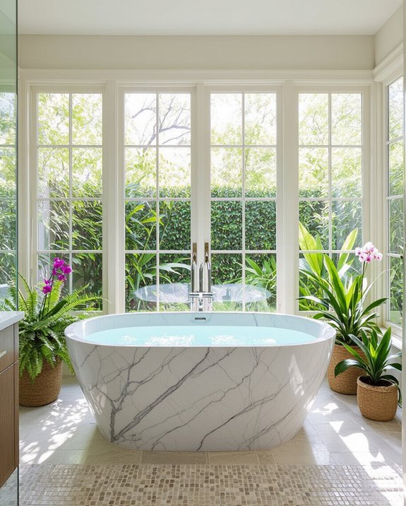 nature inspired bathroom retreat