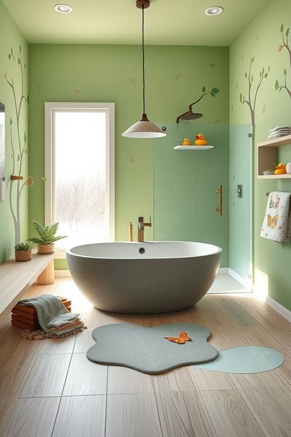 nature inspired bathroom retreat