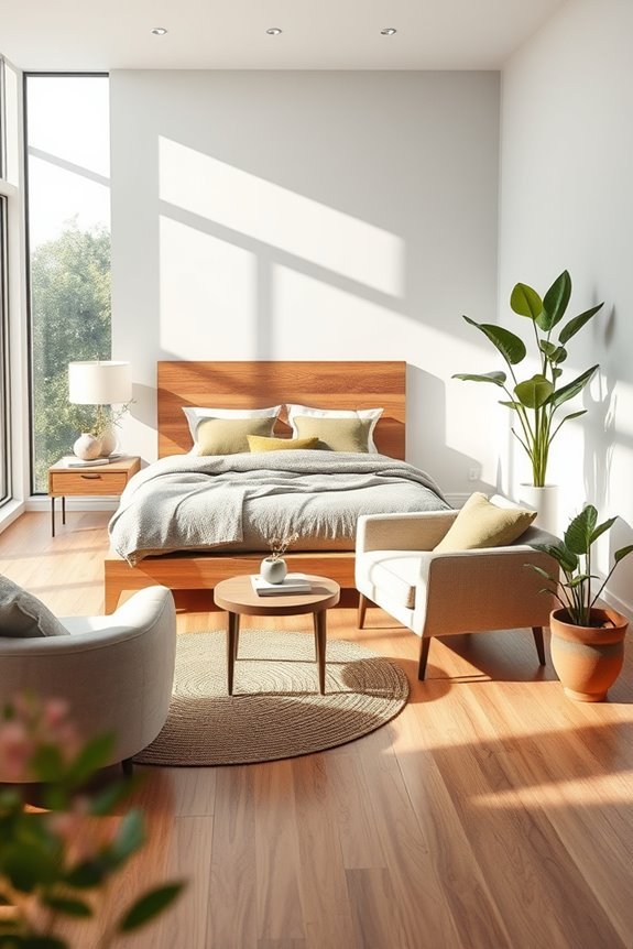 nature inspired bedroom elements