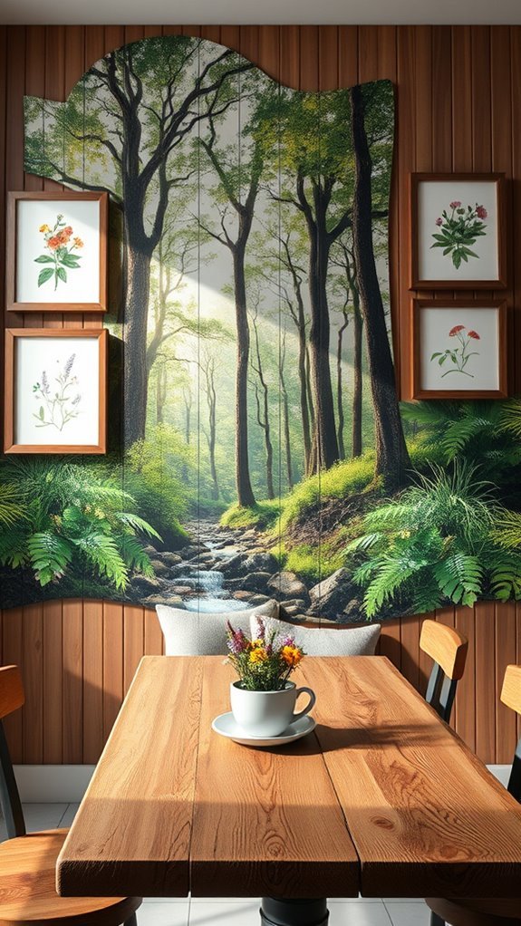 nature inspired caf ambiance