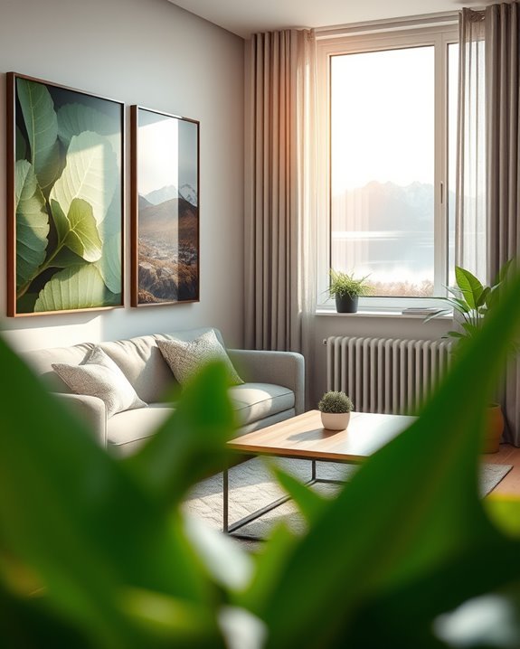 nature inspired calming decor