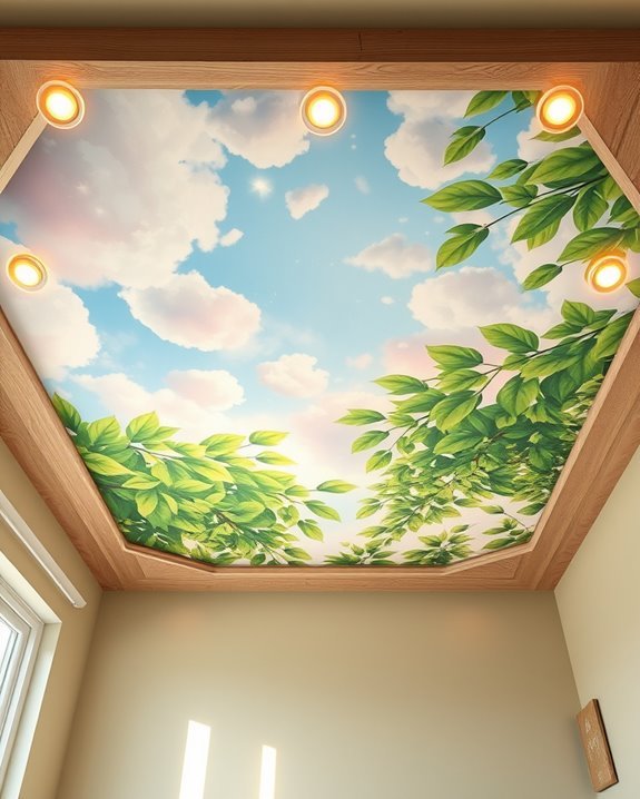 nature inspired ceiling design