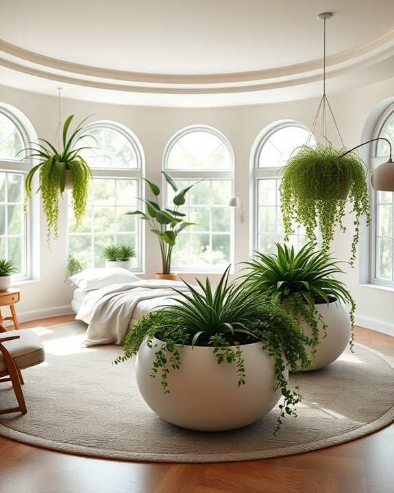 nature inspired circular decor