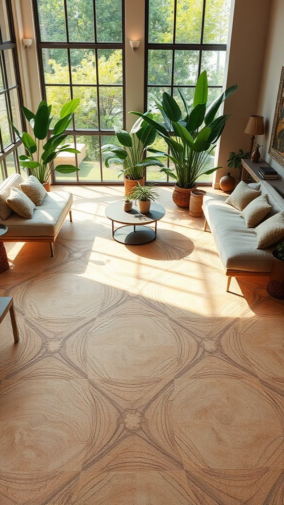 nature inspired indoor tiles