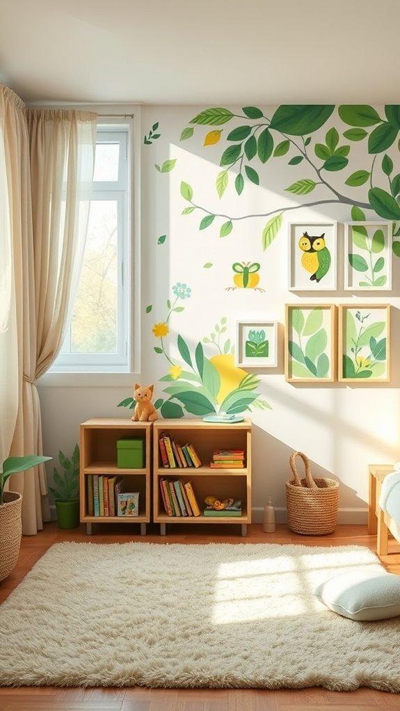 nature inspired kids decor