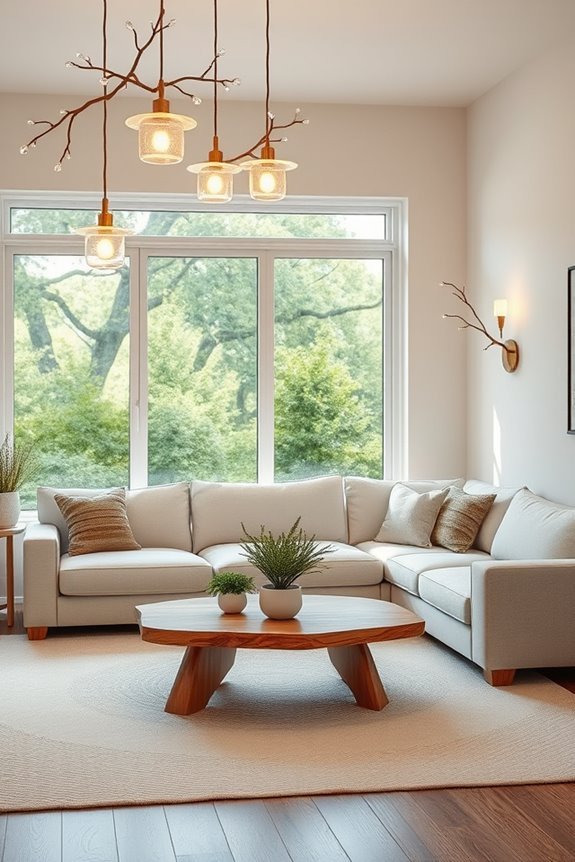 nature inspired lighting fixtures