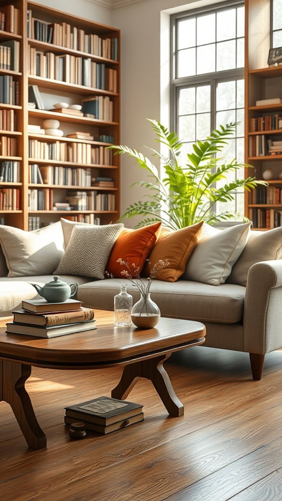 nature inspired living room decor