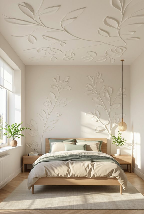 nature inspired recessed ceiling serenity