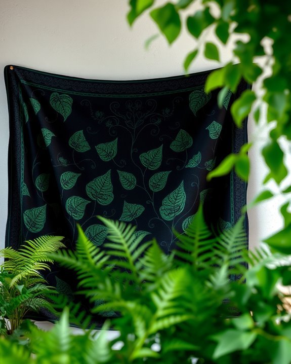 nature inspired tapestry decor