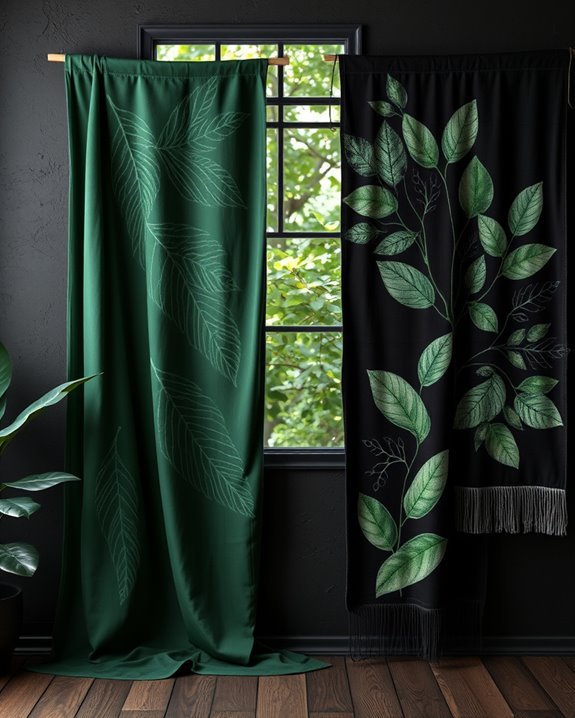 nature inspired textile wall decor