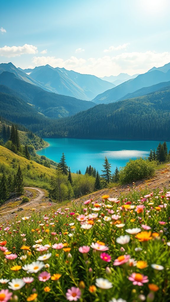 nature inspired wall murals