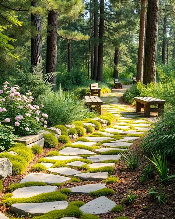 nature inspired winding pathways