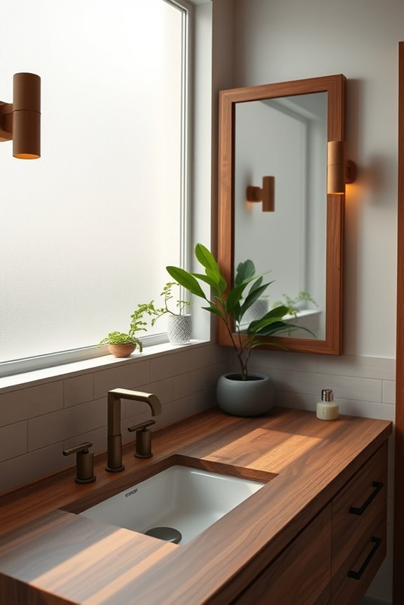 nature inspired wood lighting