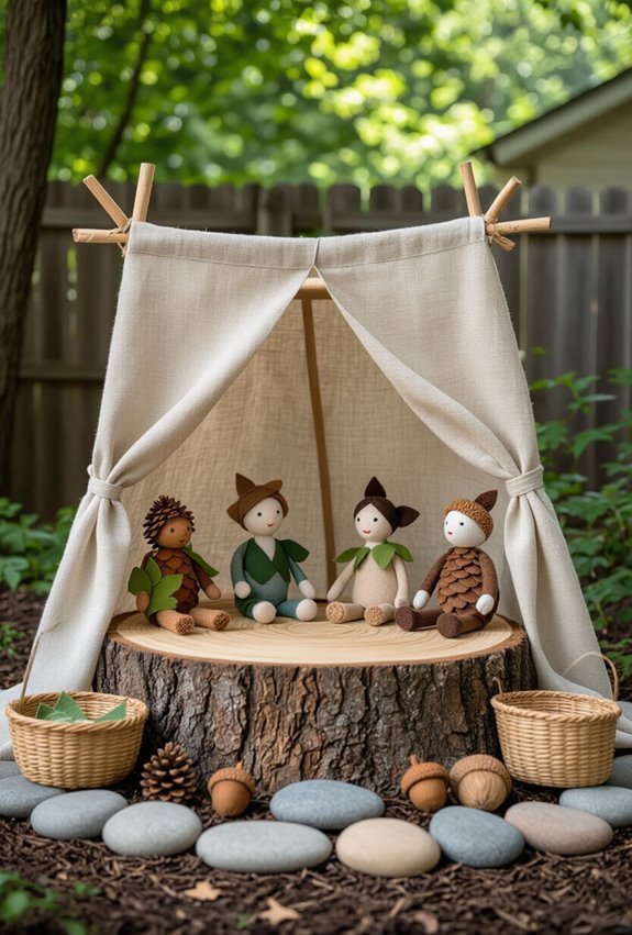 nature prop puppet storytelling play