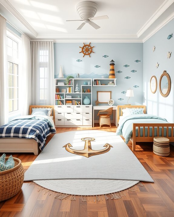 nautical adventure kids room