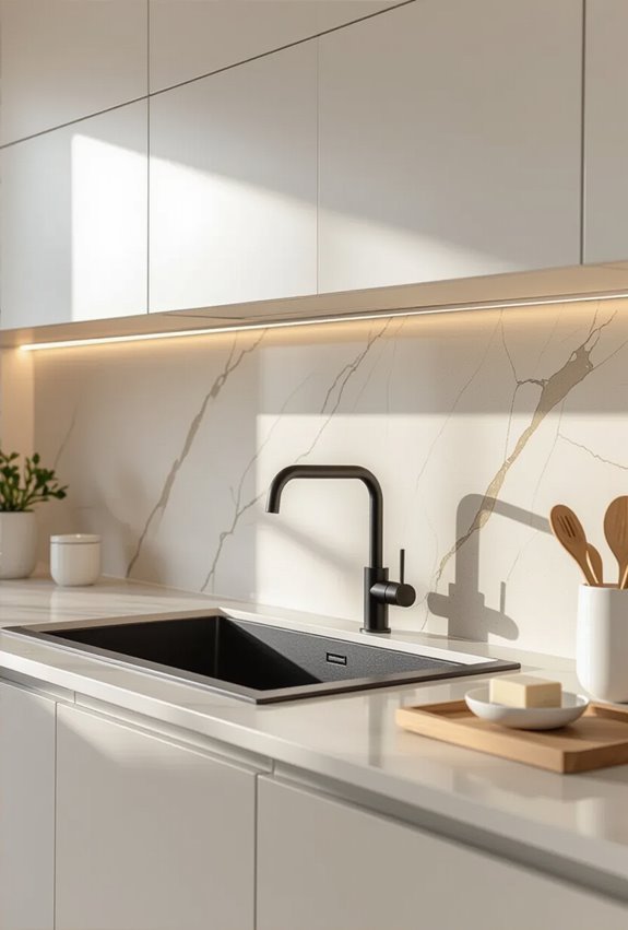 near seamless large porcelain slabs