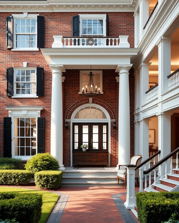 neo classical federal architecture features