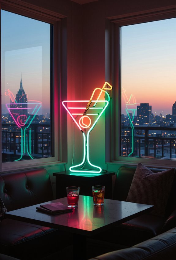 neon cocktail signage placement essentials