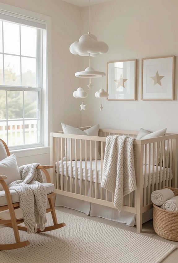 neutral adaptable surprise nursery decor