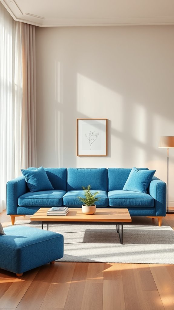 neutral backdrop for vibrancy