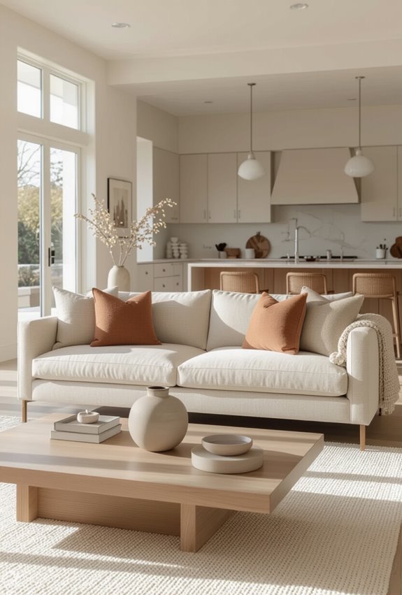neutral base bold accents