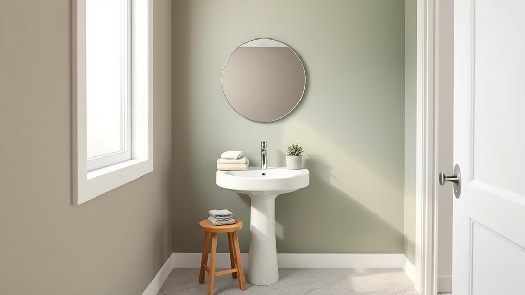 neutral colors with accents