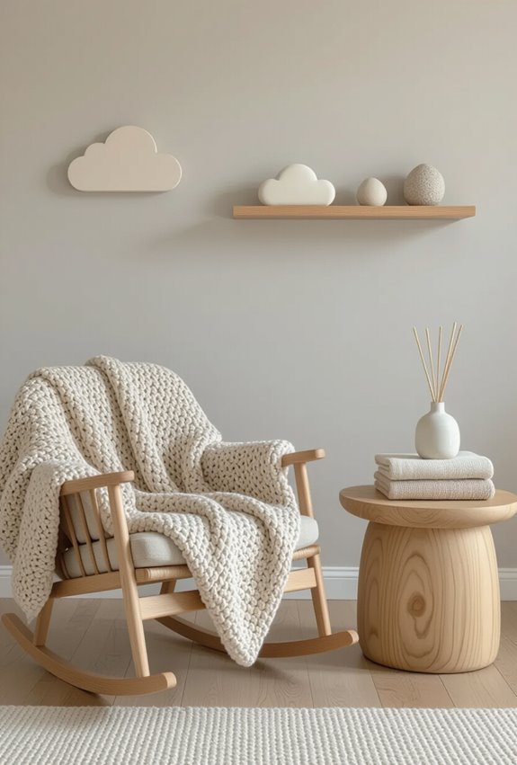 neutral earthtones with muted jeweltones