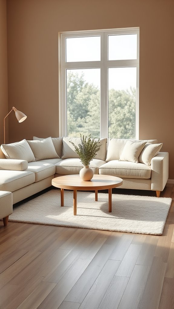 neutral l shaped couch ideas