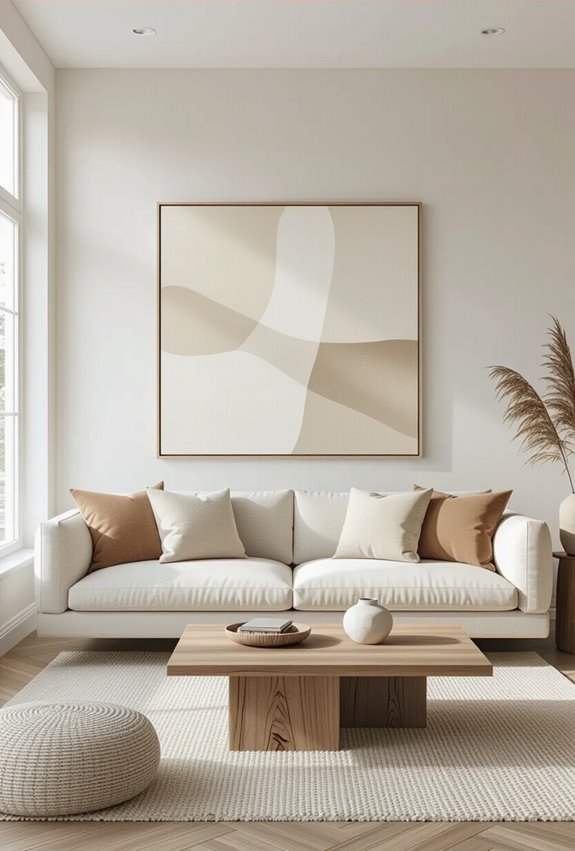 neutral textured art focalpoint