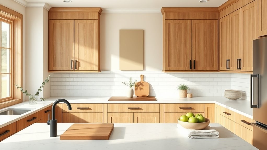 neutral tones complement wood