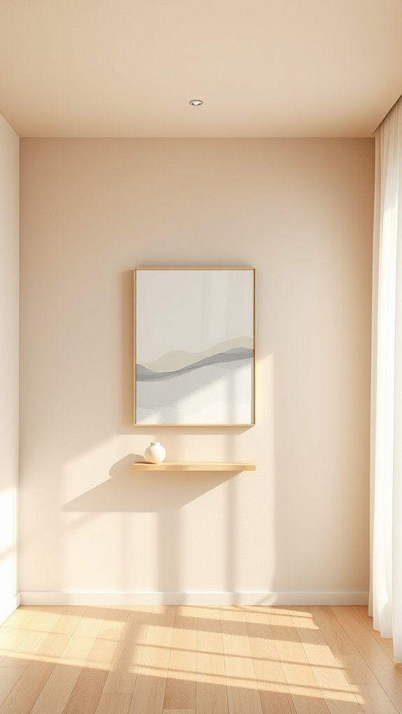 neutral tones enhance decor